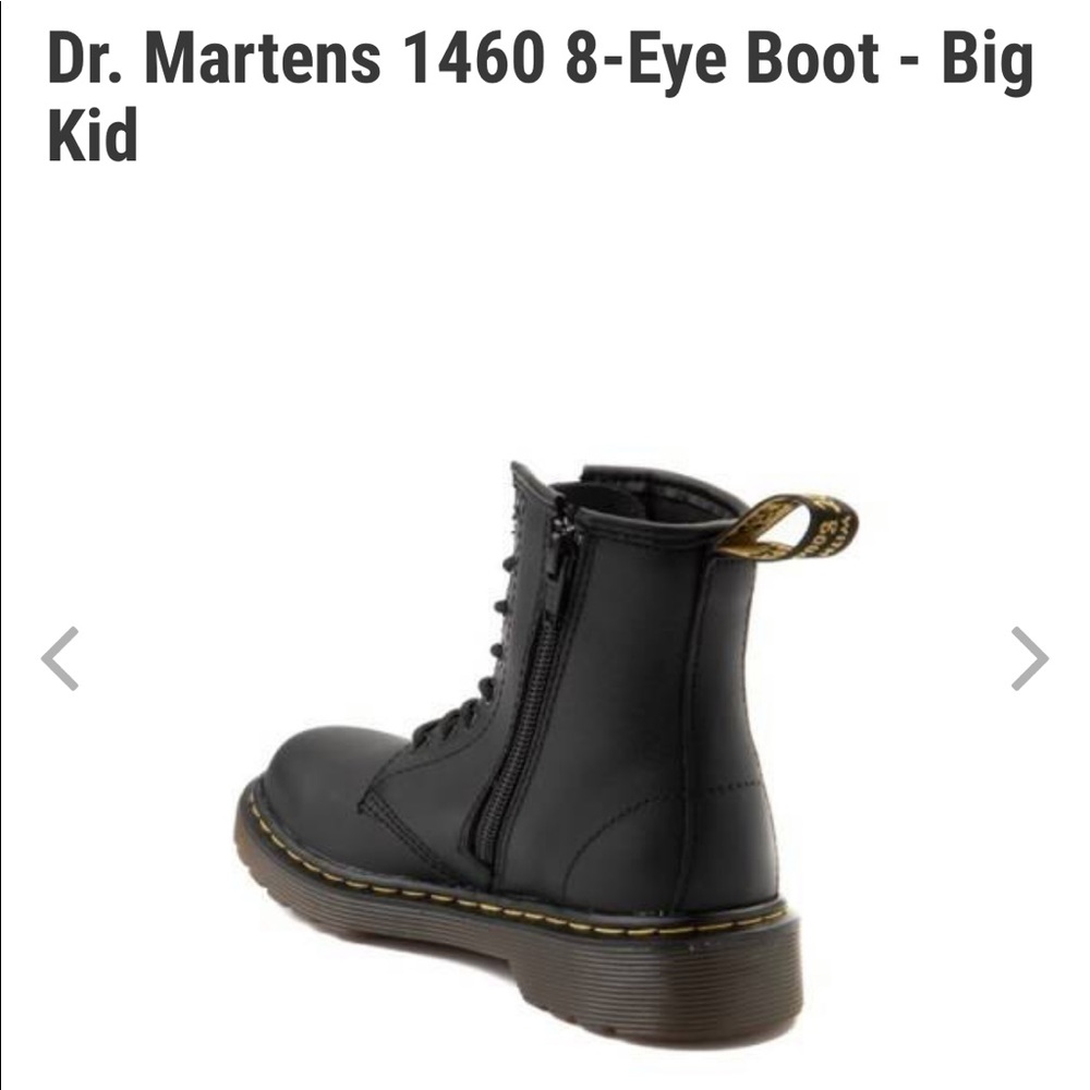 Zipper side doc martens
